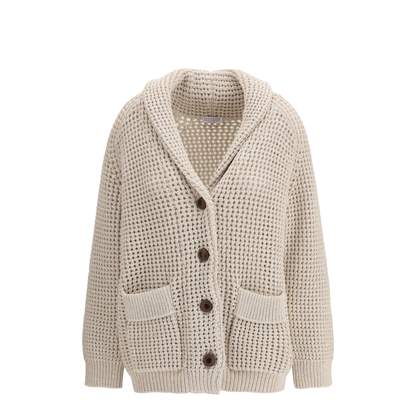 MAYFEYR - Brunello Cucinelli - Cotton Feather Cardigan - M89302606