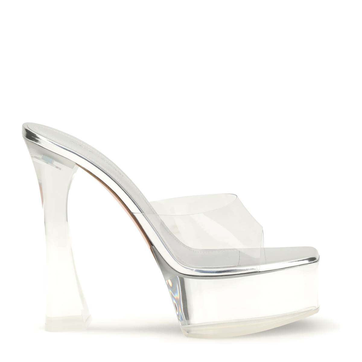 MAYFEYR - Amina Muaddi - Dalida Plateau Sandals - C9S351842DALTRANSPAREN