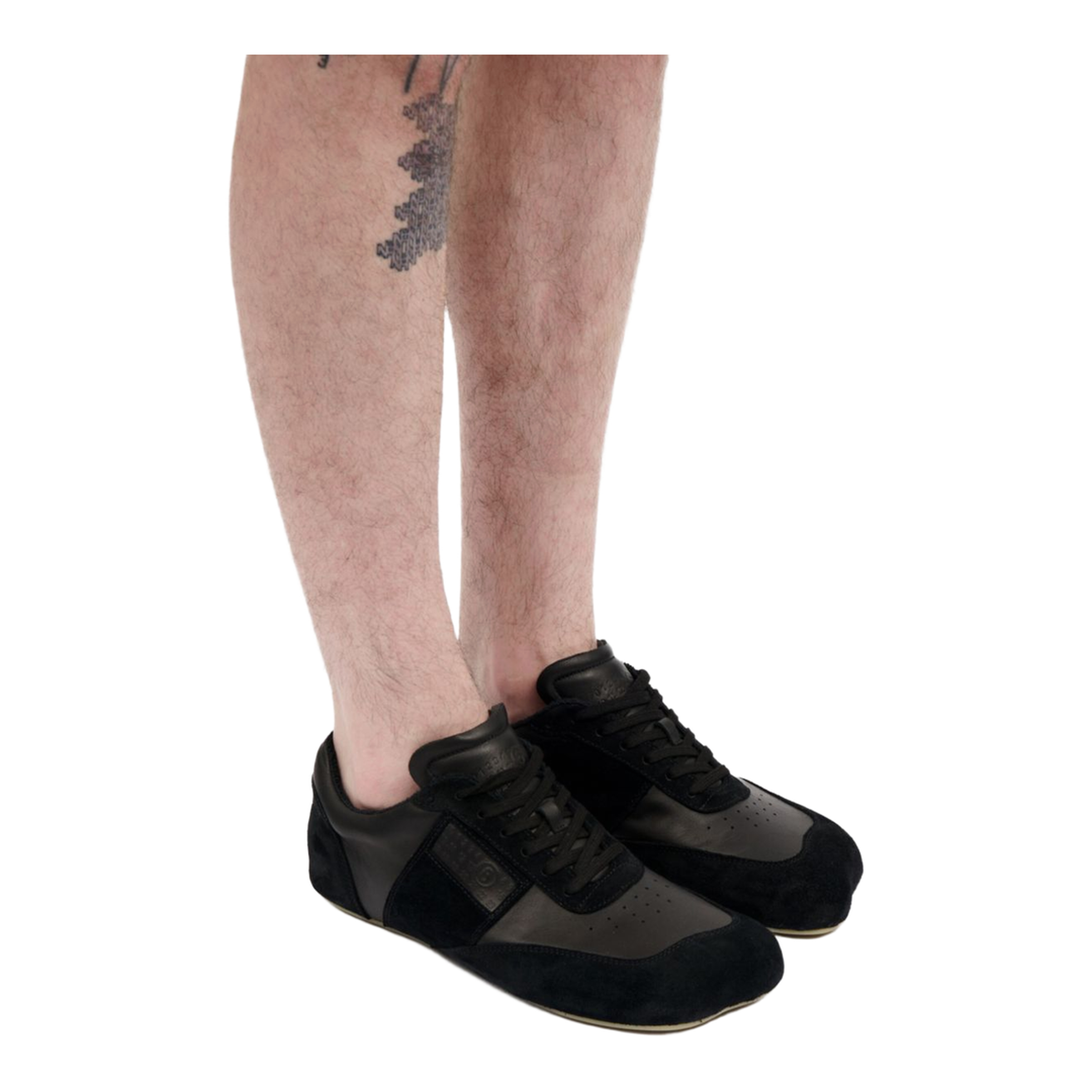 Calf Leather Slim Sneakers