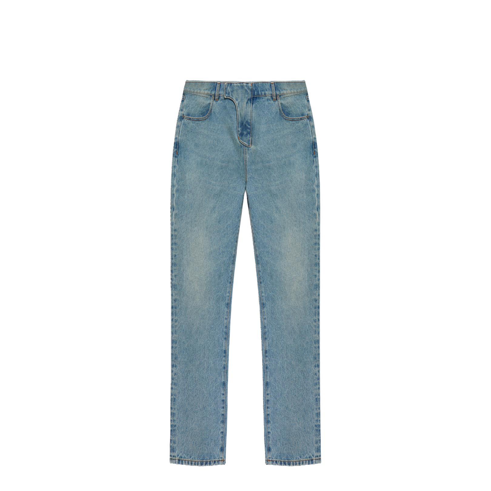 Straight-leg jeans