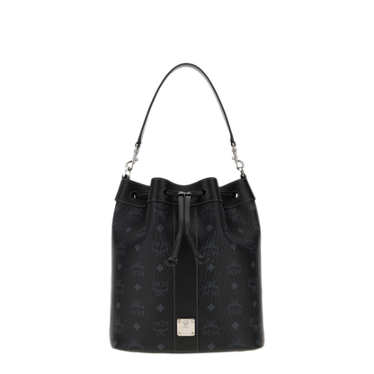 MAYFEYR - MCM - Dessau Vi Drawstring Medium Bag - MWDGADU02BK