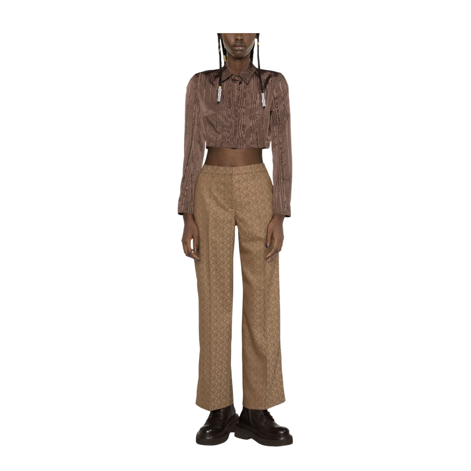 Moon Diamant Straight-Leg Trousers