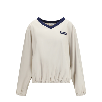 MAYFEYR - Miu Miu - Pong Tec Sweatshirt - MT2247SOOO1904F0D91