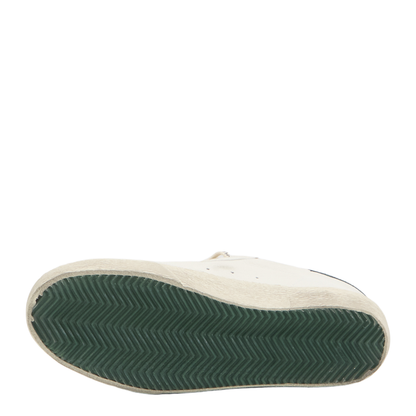Super Star Nappa Upper Suede Toe and Tongue Leather Star Printed Leather Heel