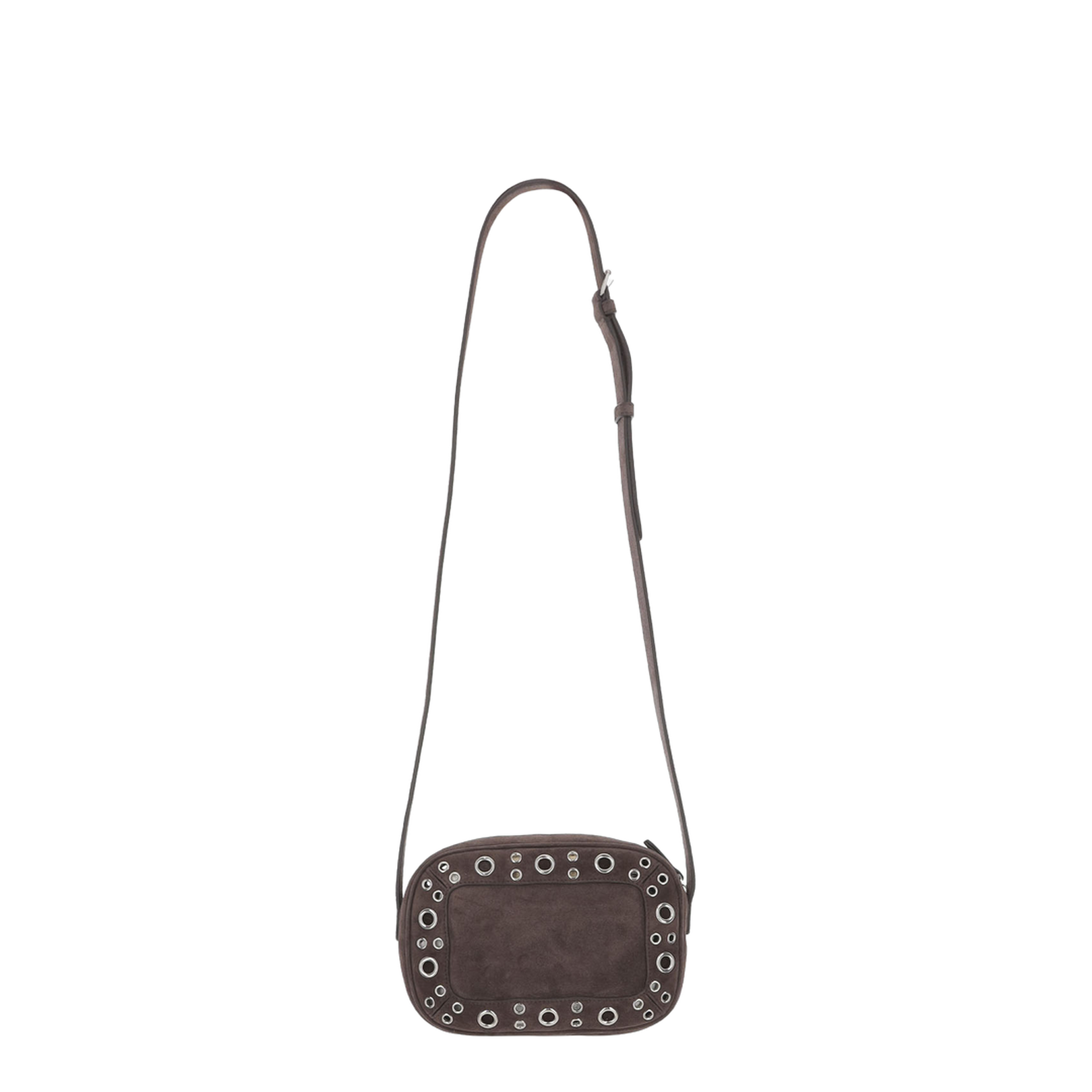 Shoulder Bag with Ball Studs and Rivets