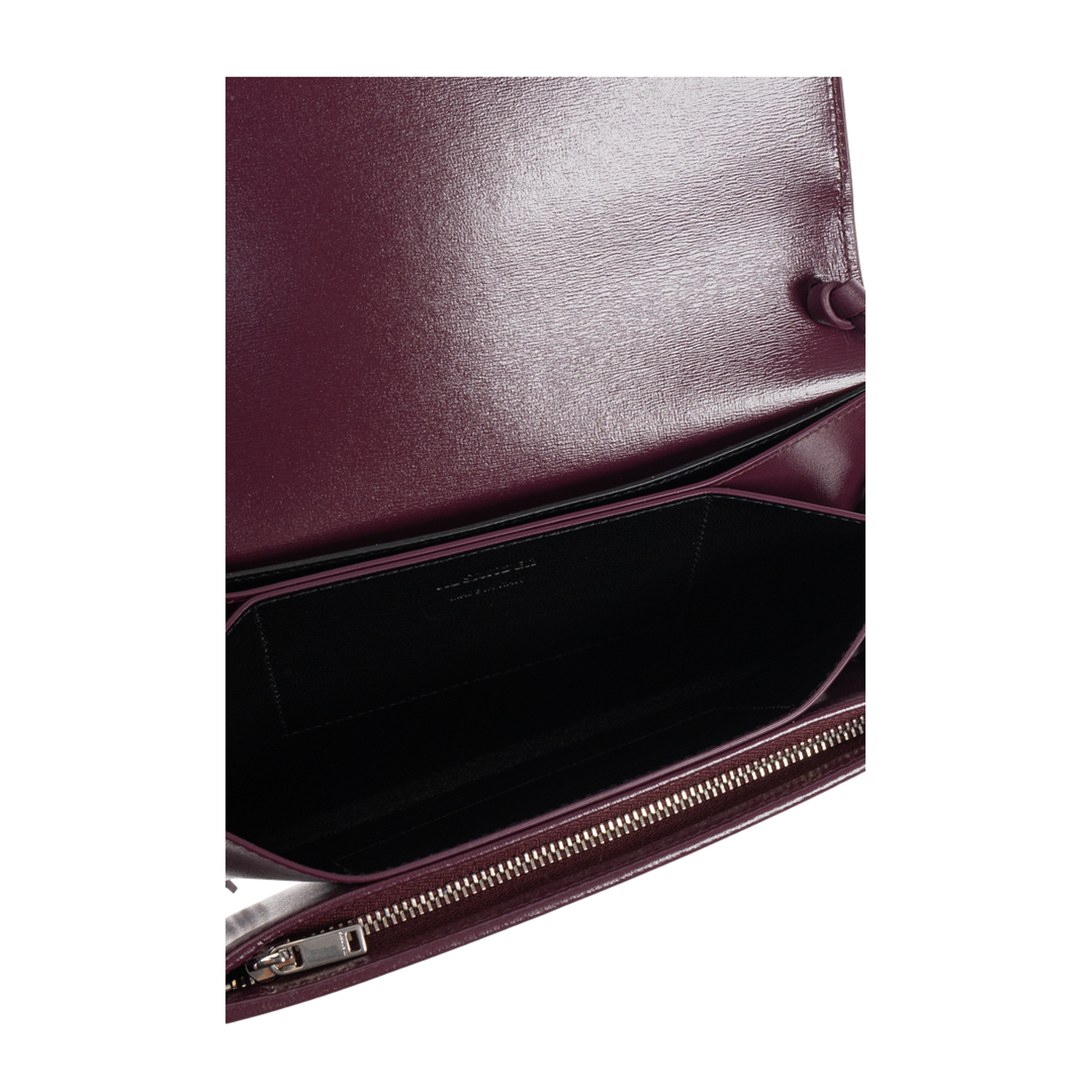 Leather Crossbody Bag with Side Tassels