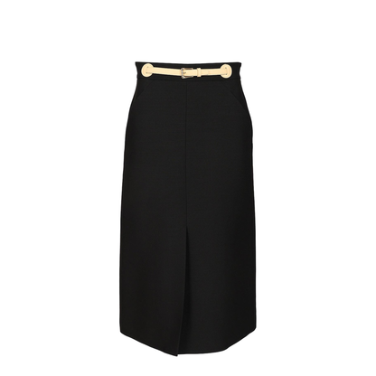 Belted Midi Skirt