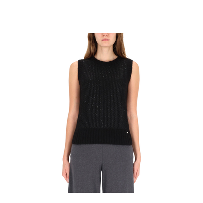 Metallic Effect Sequined Vest