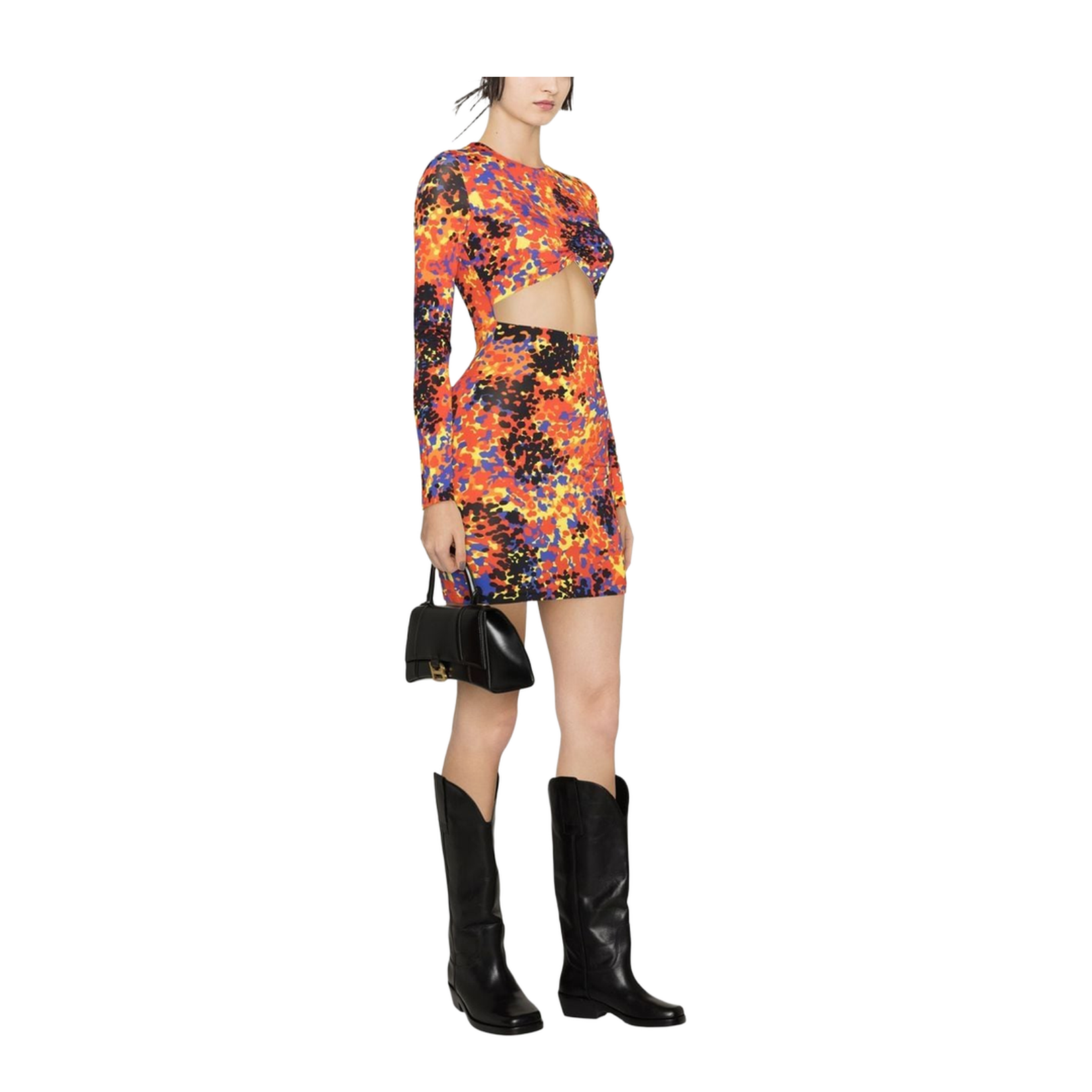 Cut-Out Mini Dress