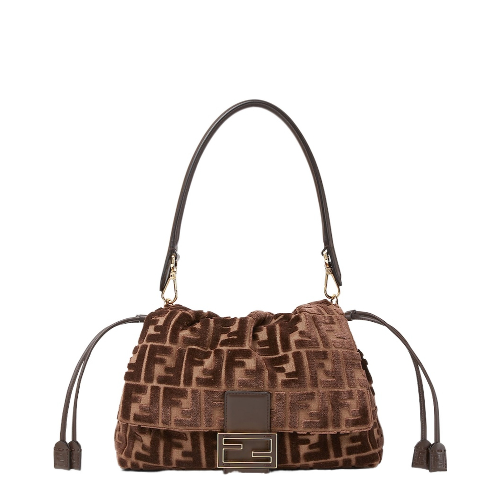 Mamma Baguette Medium Fabric Brown