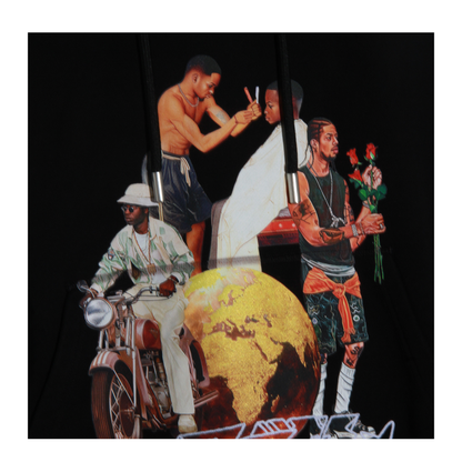 Black Cotton Sweatshirt