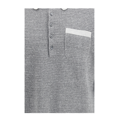 MAYFEYR - Thom Browne - Knitted Polo Shirt - MKP156AY6011