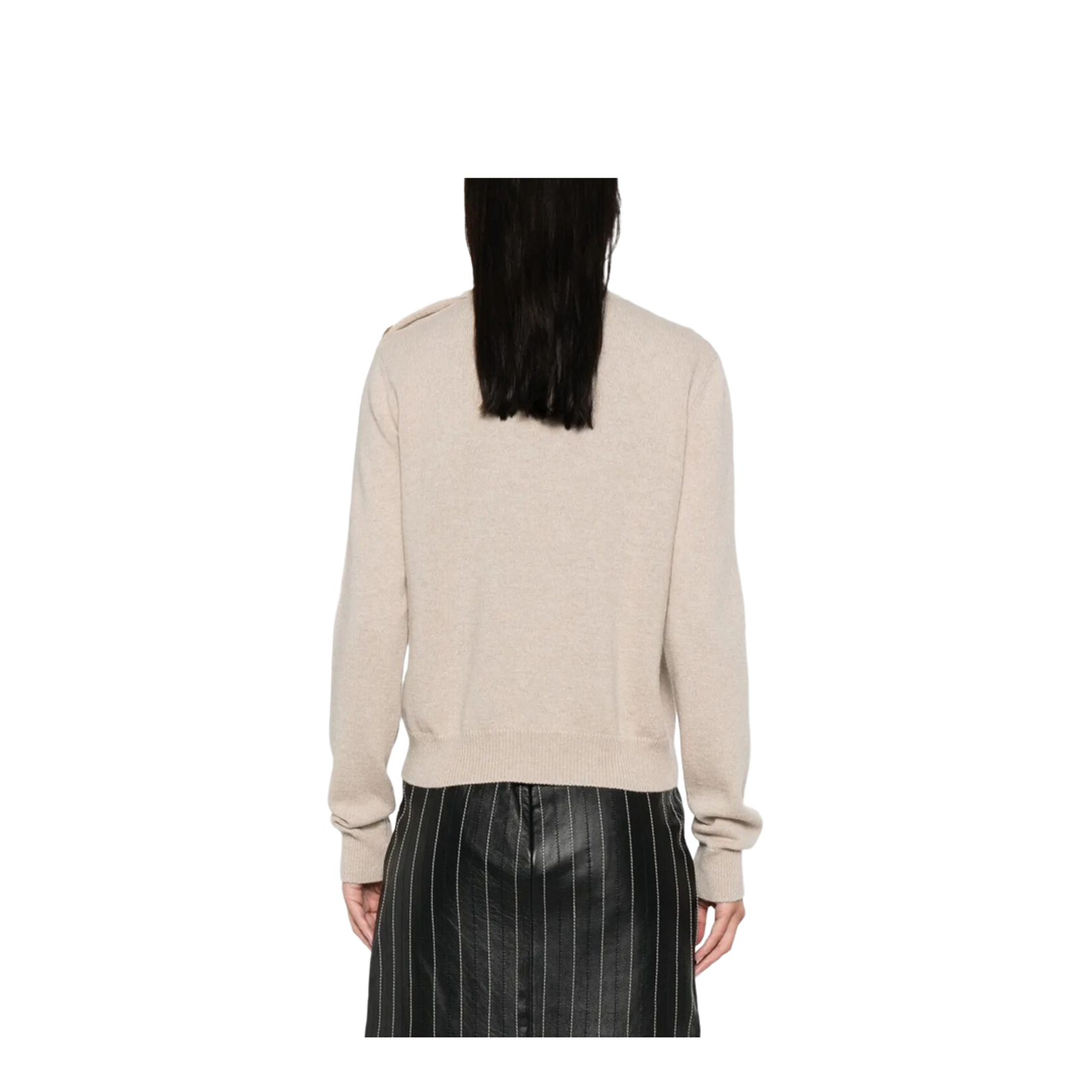 Cashmere Blend Buttoned Sweater