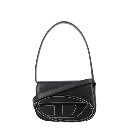 1DR-Iconic Nappa Leather Shoulder Bag - Black