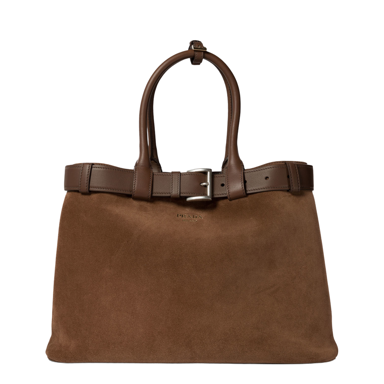 Prada Buckle Large Handbag