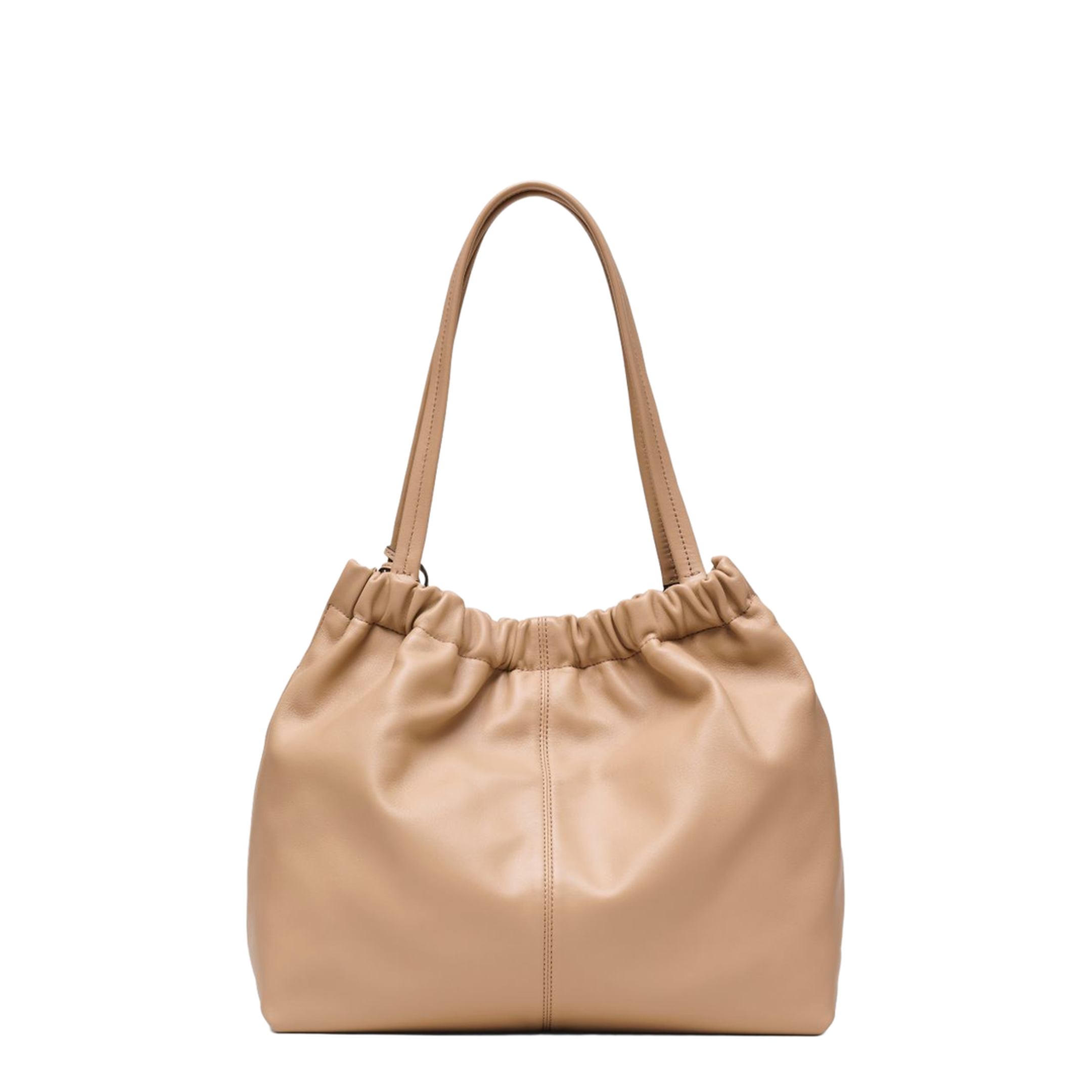The Cristina Nappa Leather Tote - Beech