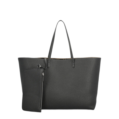 MAYFEYR - Fendi - Medium Shopper In Cuoio Romano Nero - 8BH444B1E7