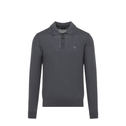 MAYFEYR - Etro - Fuji Knitted L/S Polo - MRKN0014AU12Q