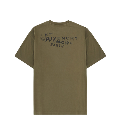 MAYFEYR - Givenchy - Green Cotton T-Shirt - BM71NK3YSA305