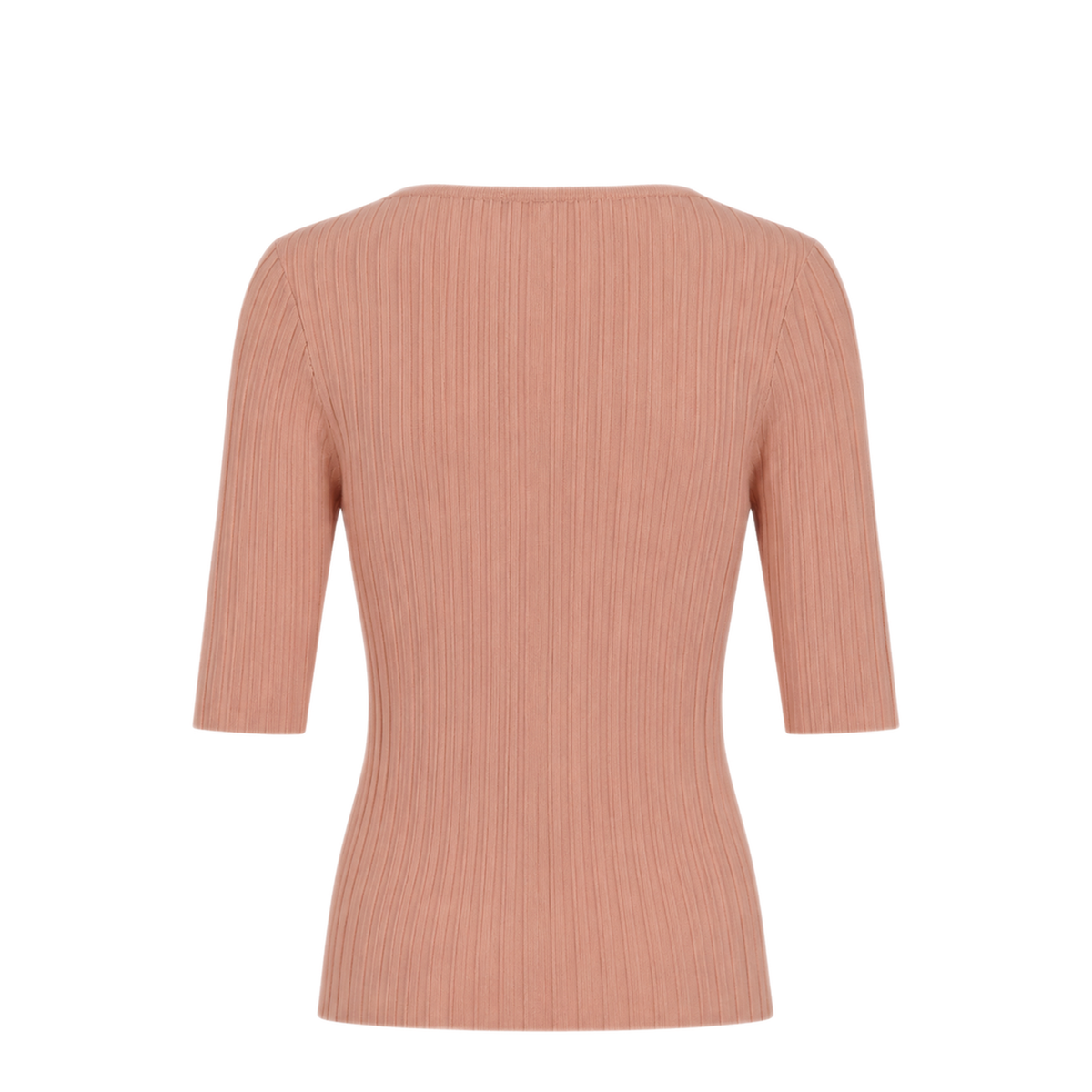 MAYFEYR - LA ROSE - V Neck Cashmere Silk Knitwear Light Pink - MG30532585