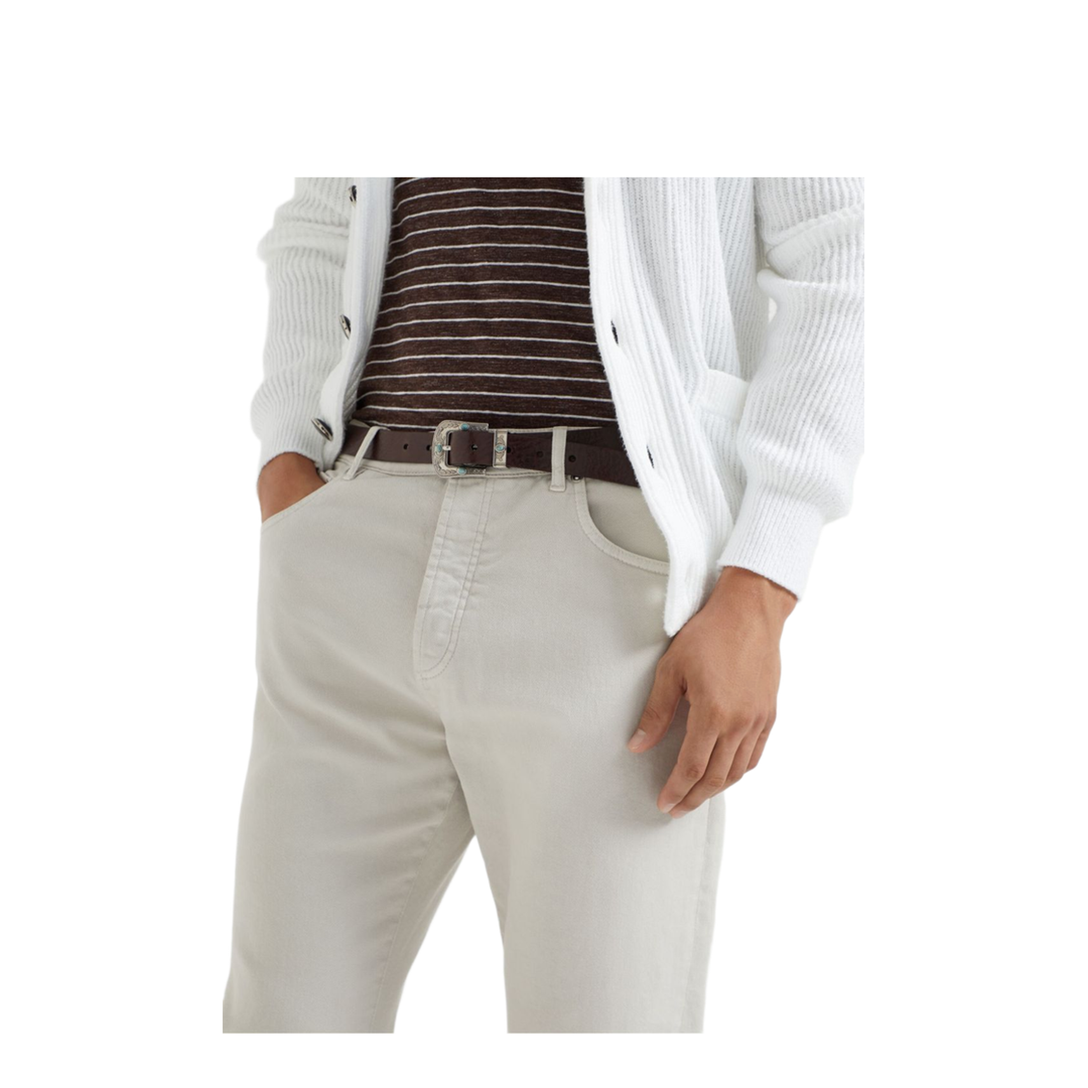 Trousers Light Grey