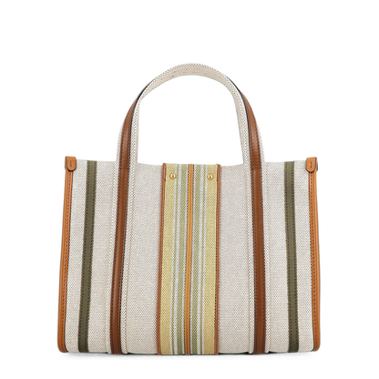 Woody Loop Small Canvas Tote - Pure Brown