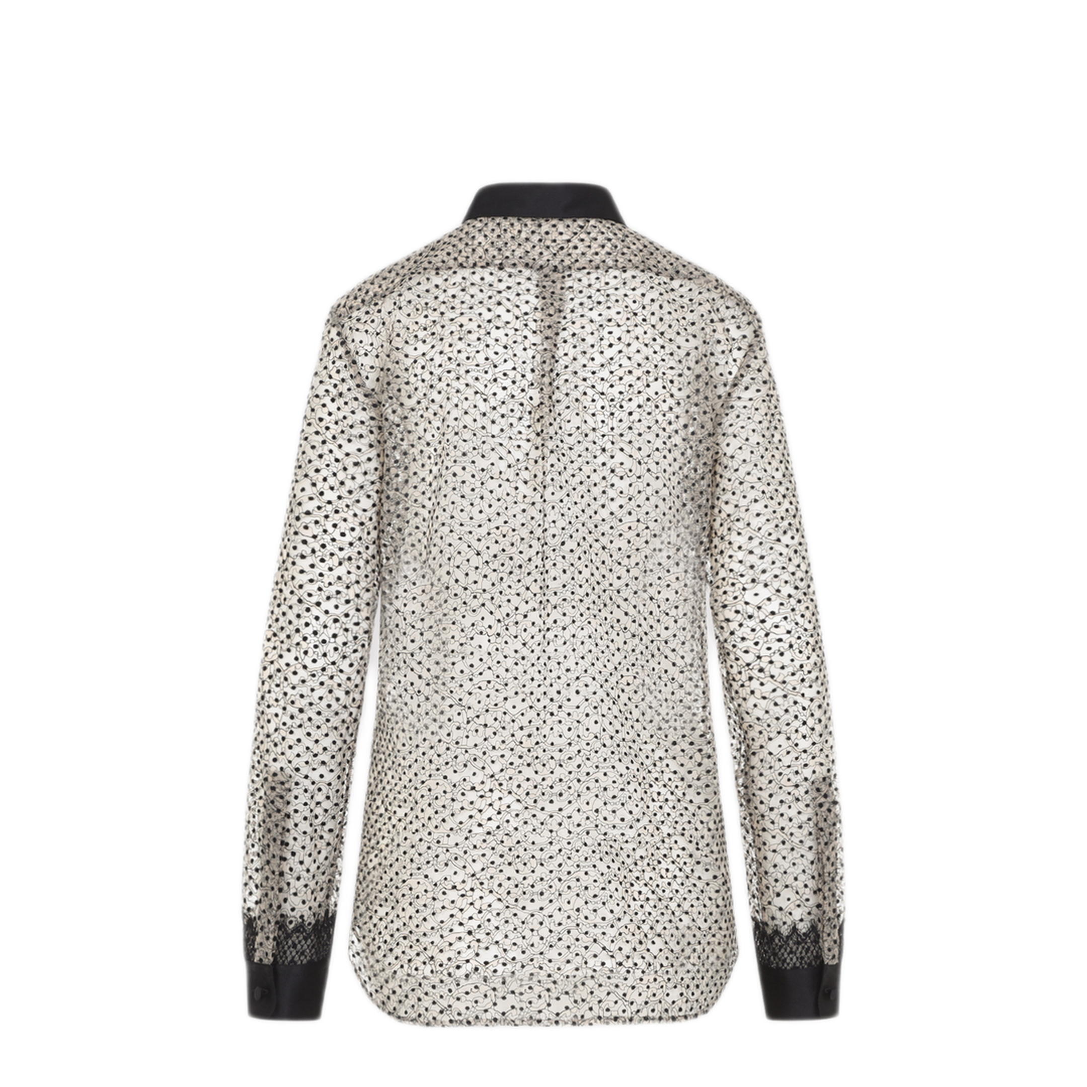 MAYFEYR - Tom Ford - Flock Polka Dot Shirt - CA3349FAX1768JNC