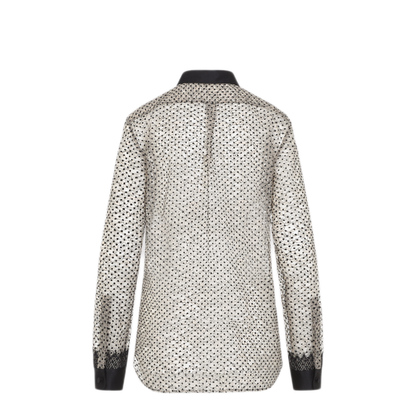 MAYFEYR - Tom Ford - Flock Polka Dot Shirt - CA3349FAX1768JNC