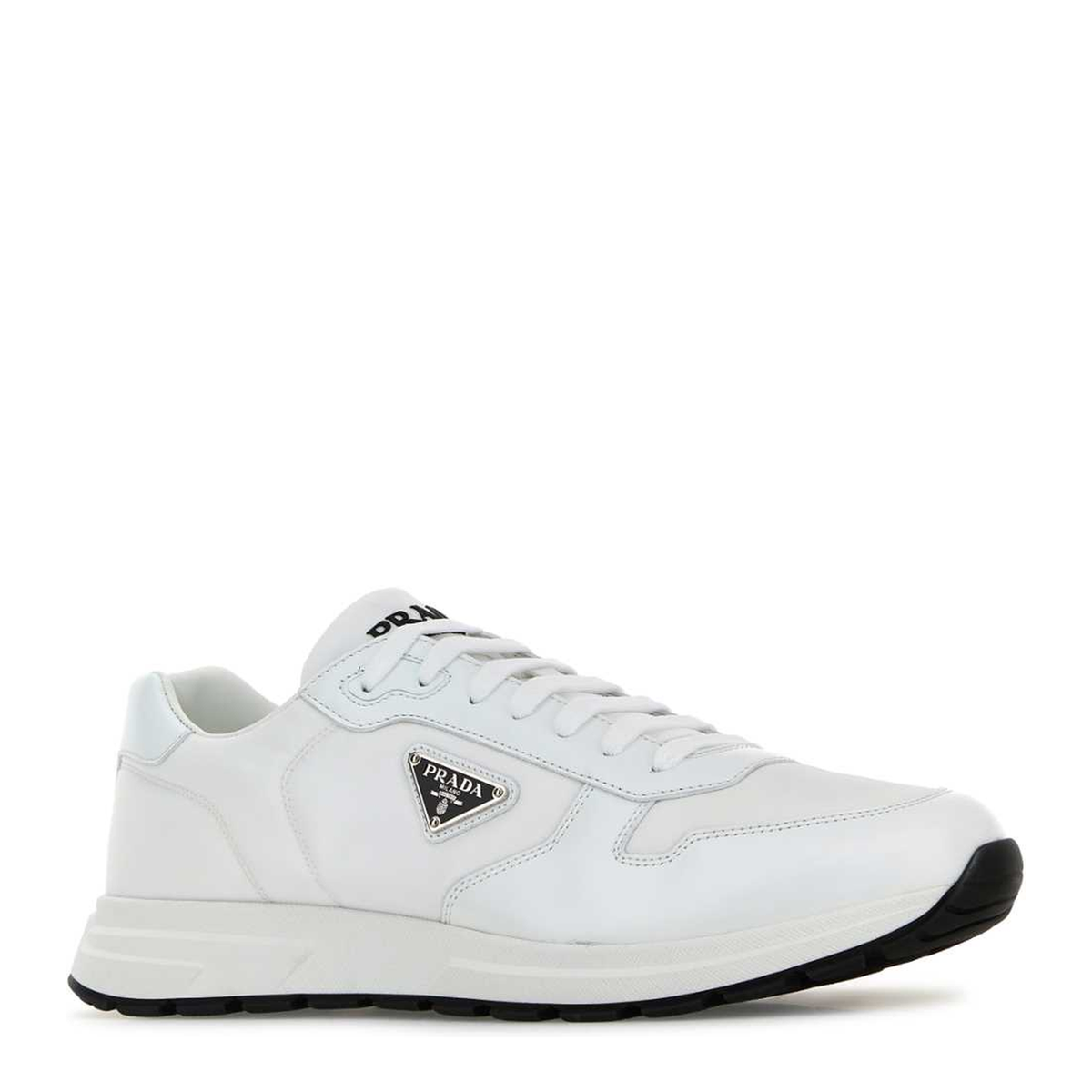 MAYFEYR - Prada - White Nylon And Leather Prax Sneakers - 2EE443FG0003LF5F0964
