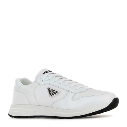 MAYFEYR - Prada - White Nylon And Leather Prax Sneakers - 2EE443FG0003LF5F0964