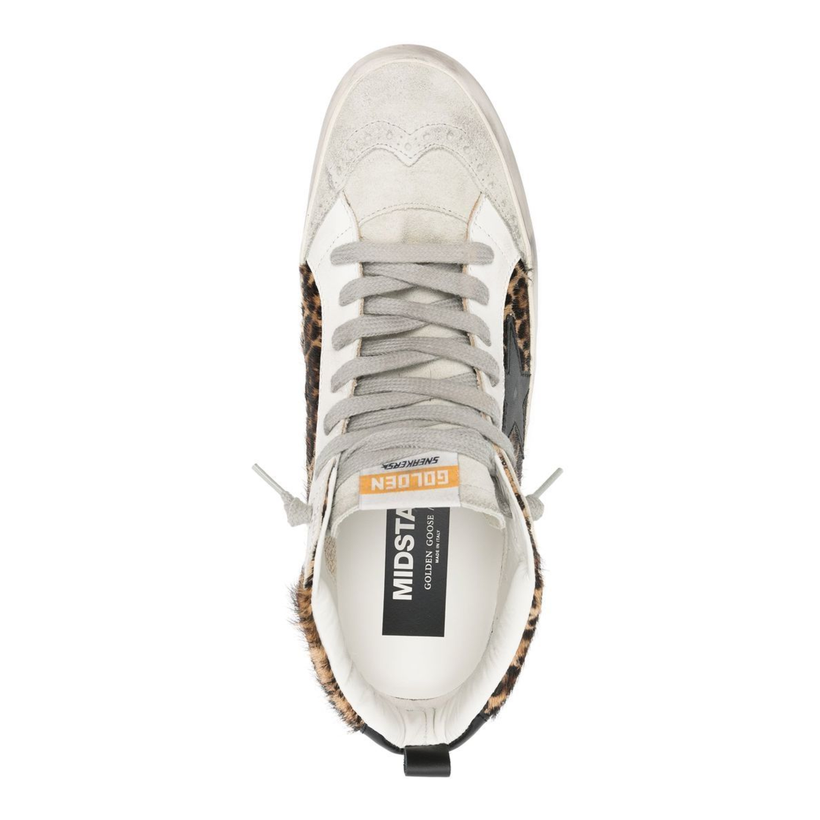 Mid Star Leather Sneakers
