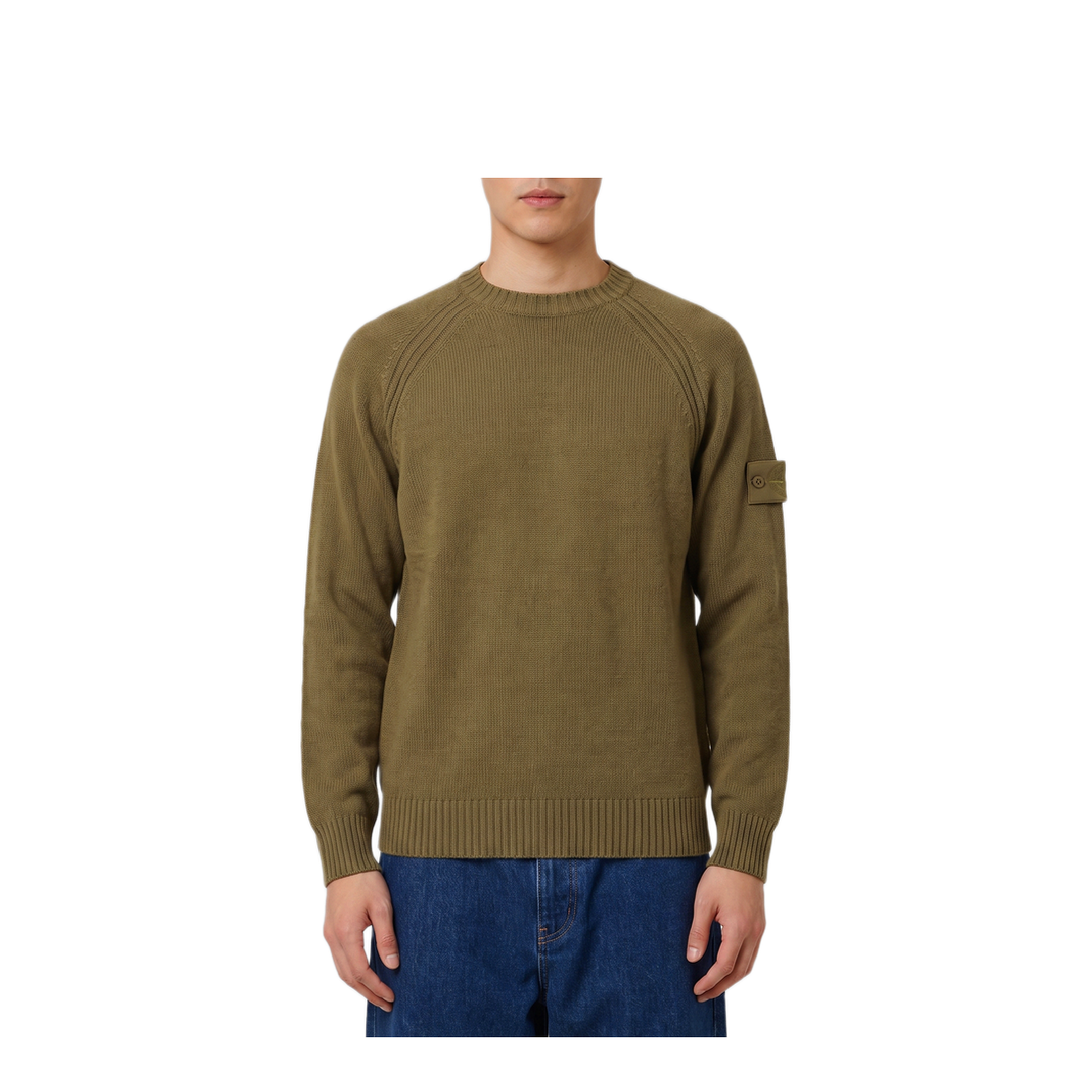 MAYFEYR - Stone Island - Military Green Cashmere Sweater - L2S155100036S01FFV0054