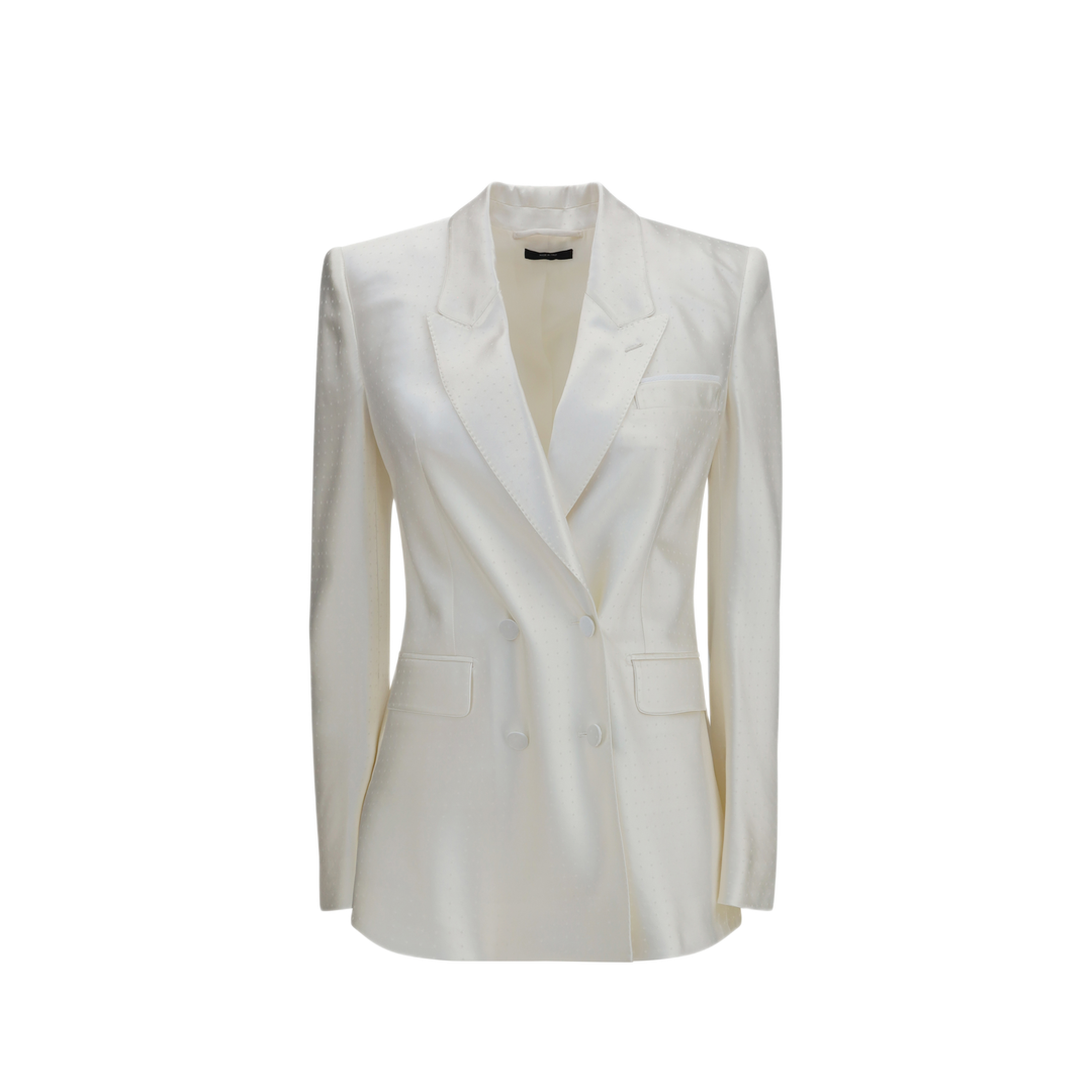 MAYFEYR - Tom Ford - Polka Dot Satin Double Breasted Blazer - GI3078FAX1732WAD