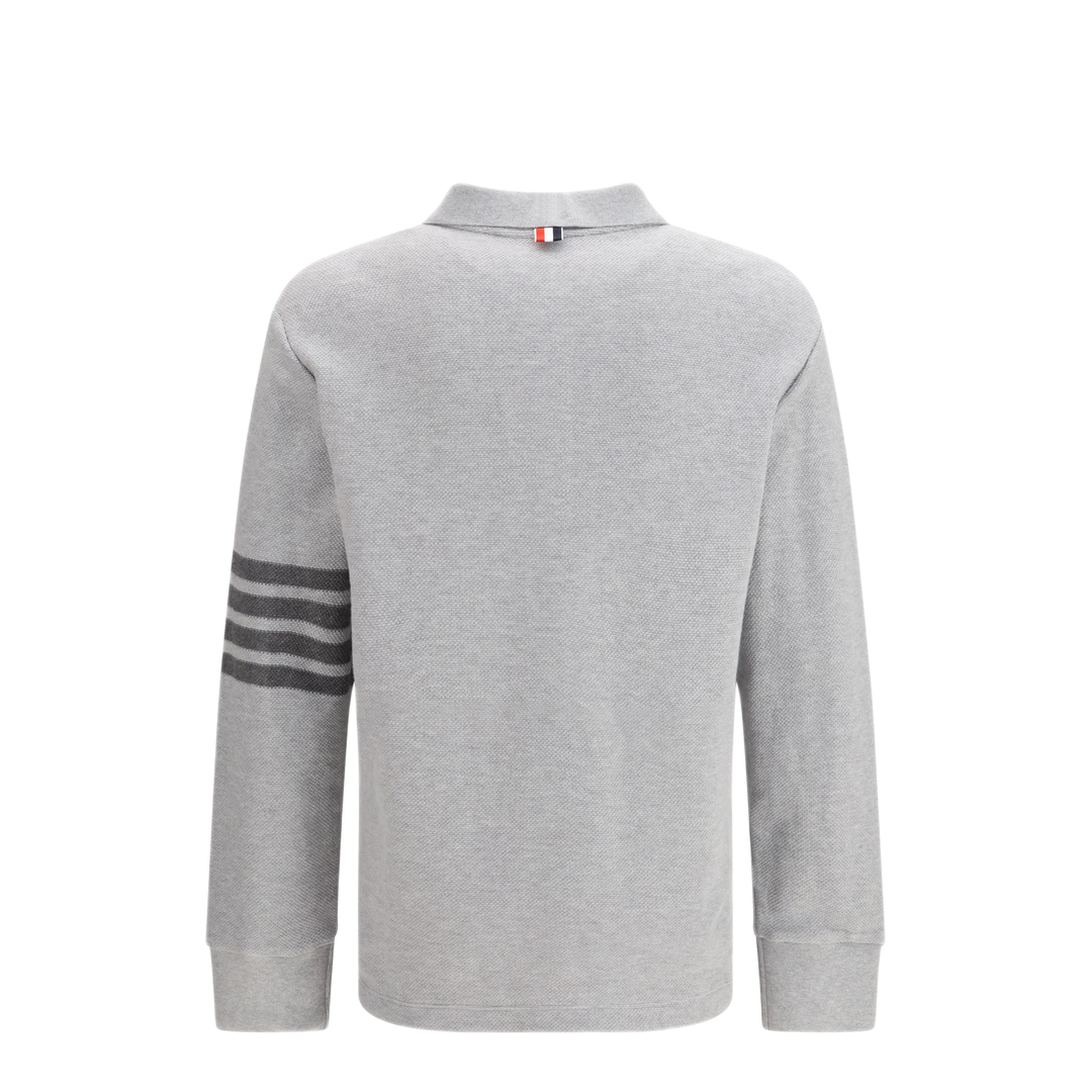 MAYFEYR - Thom Browne - Piqu Long Sleeve Polo - MJP234AJ0248050