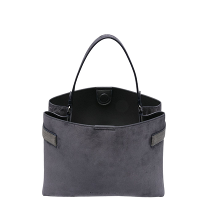 Suede Handbag