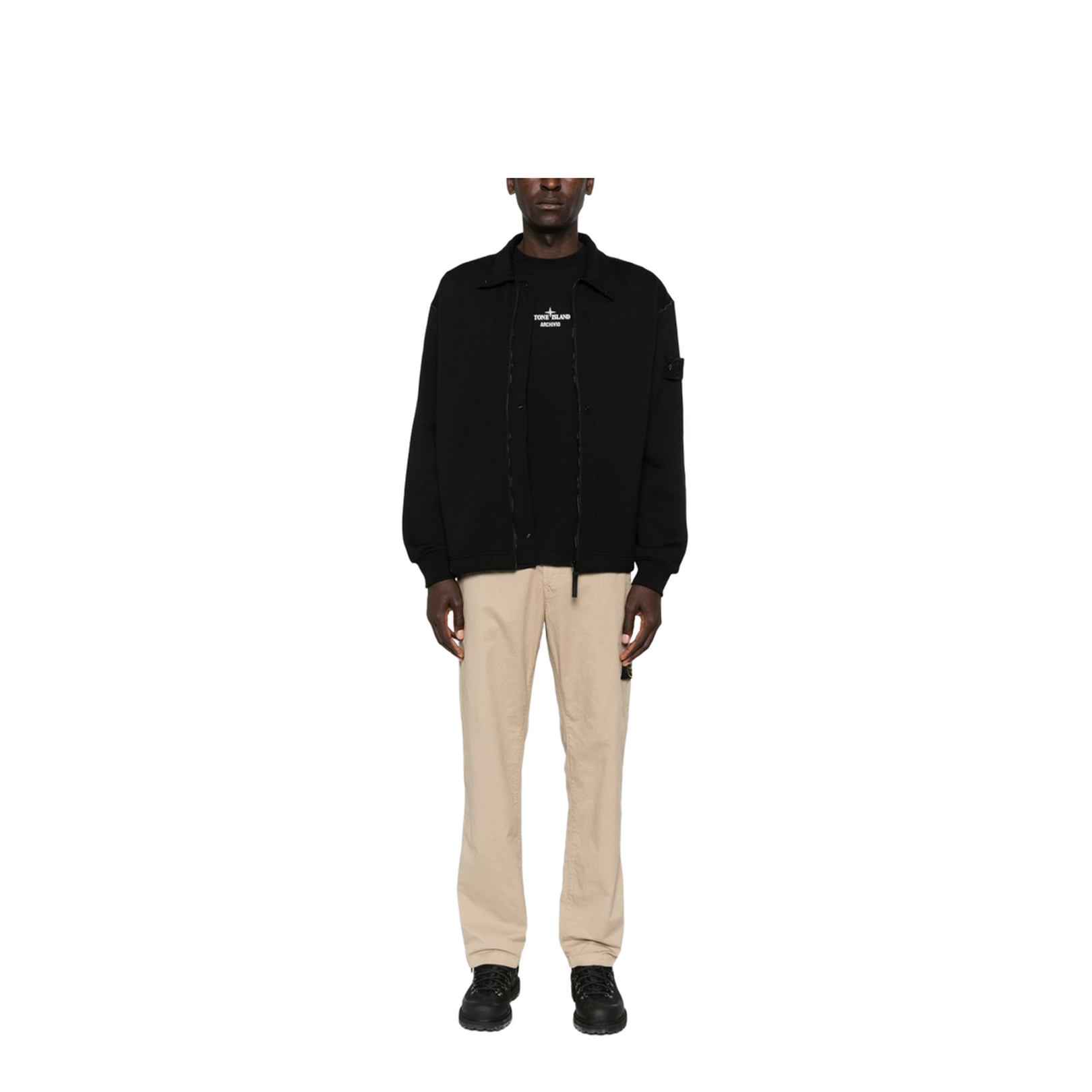 Logo Cotton Cargo Trousers