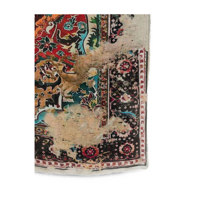 MAYFEYR - Faliero Sarti - Beige Graphic Print Floral Scarf - 20753250