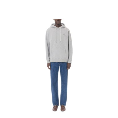 MAYFEYR - Valentino - Cotton Hoodie With Vlogo Embroidery - VMF30KBMN80