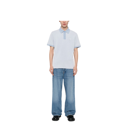 Polo in Cotton Blue