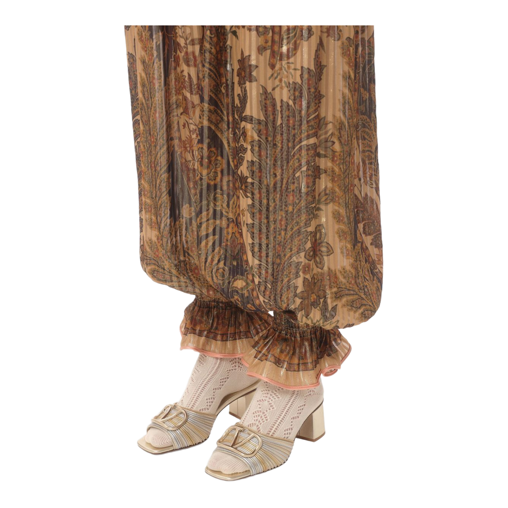 VLogo Signature Leather Mules