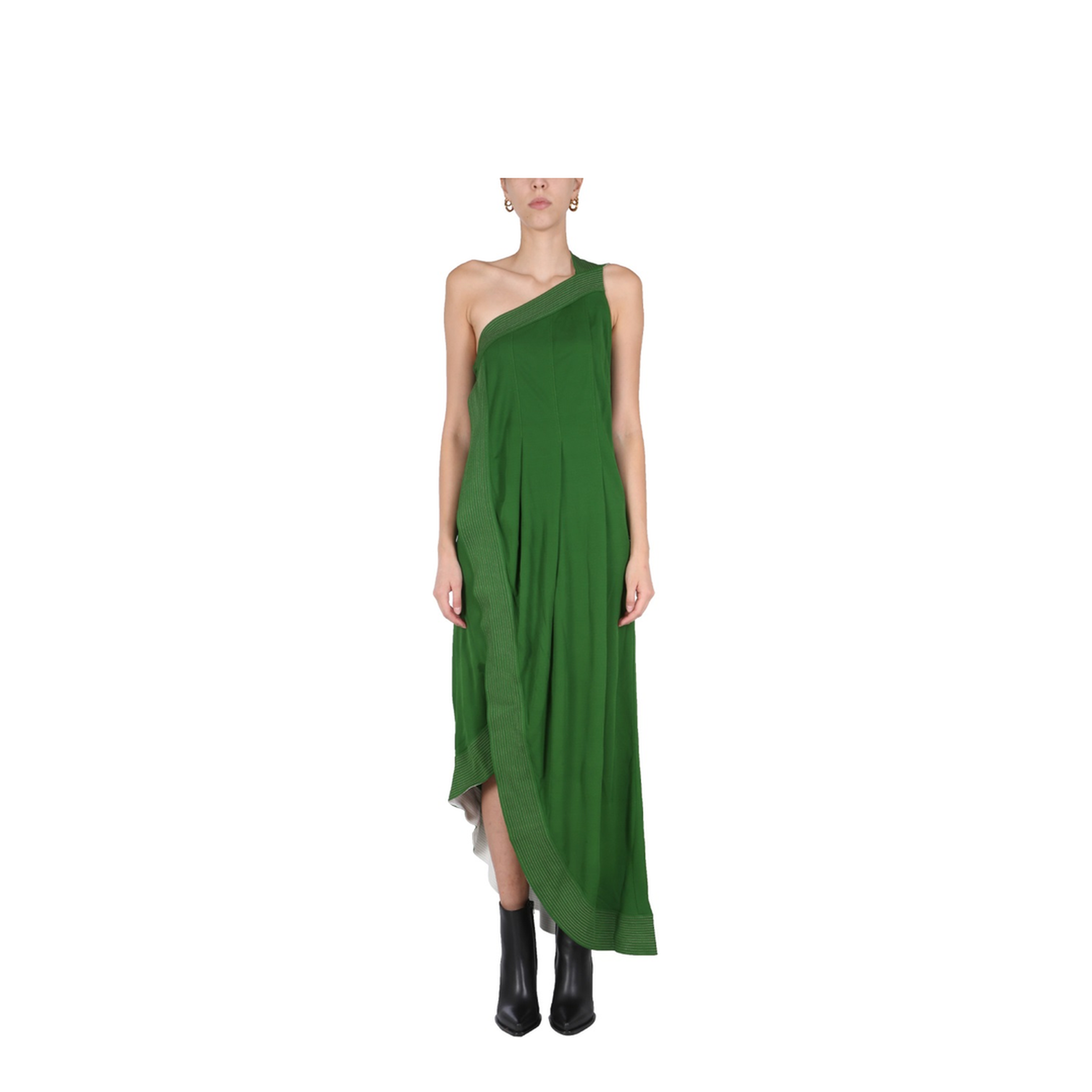 givenchy green dress NWT Givenchy F/W 2023 seen on Madelyn Kline Metallic Jersey Embellished  Dress