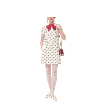 Polka Dot Mini Dress