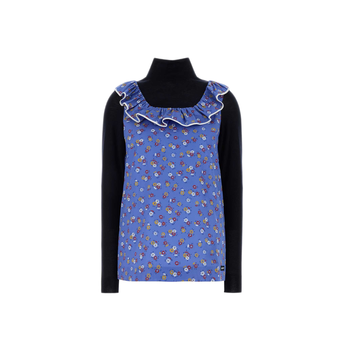 MAYFEYR - Miu Miu - Popeline Top Sleeveless With Flower Motif - MT2234SOOO19KVF05HG