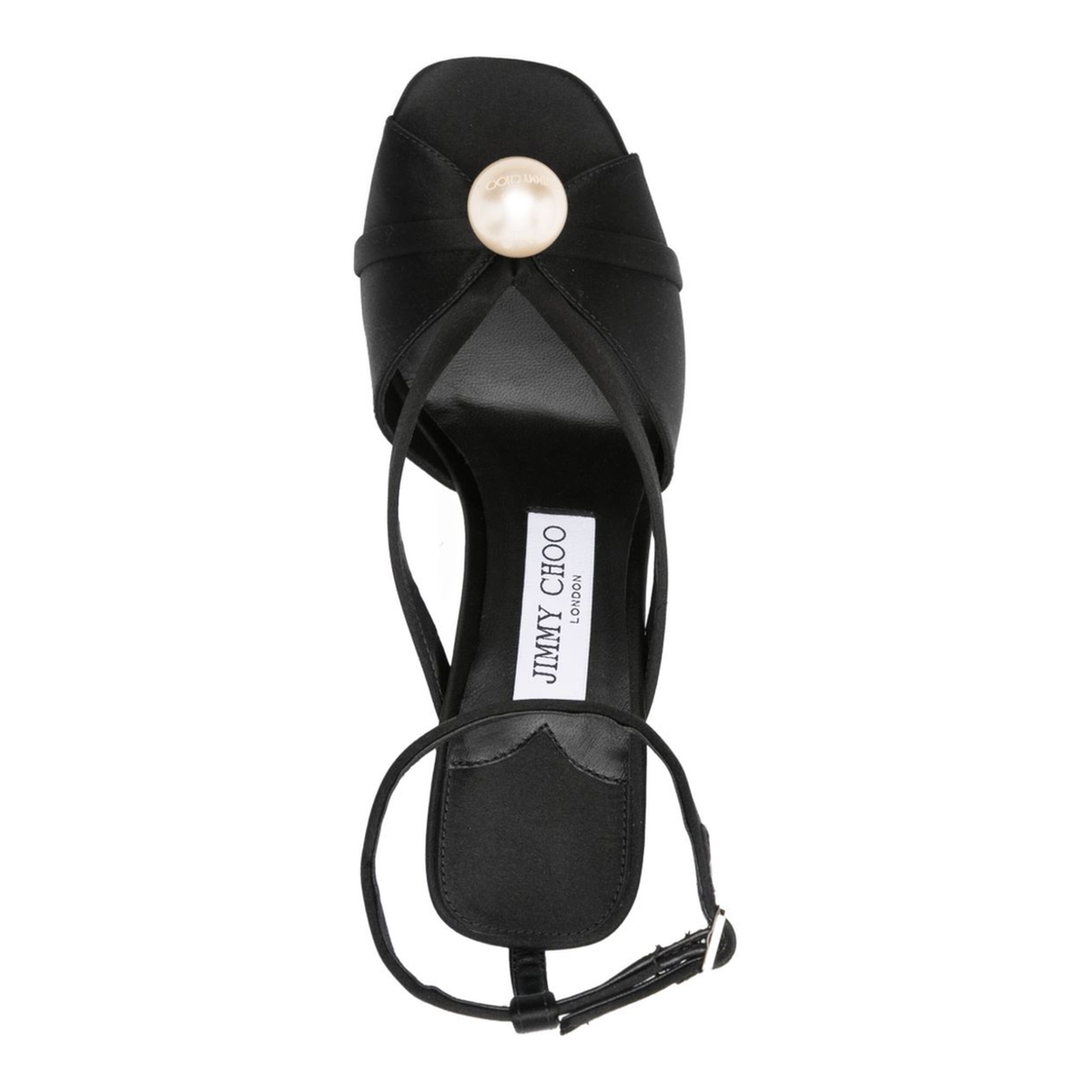 MAYFEYR - Jimmy Choo - Siva 95 Sandals Black - SIVA95AODBLACKWHITE