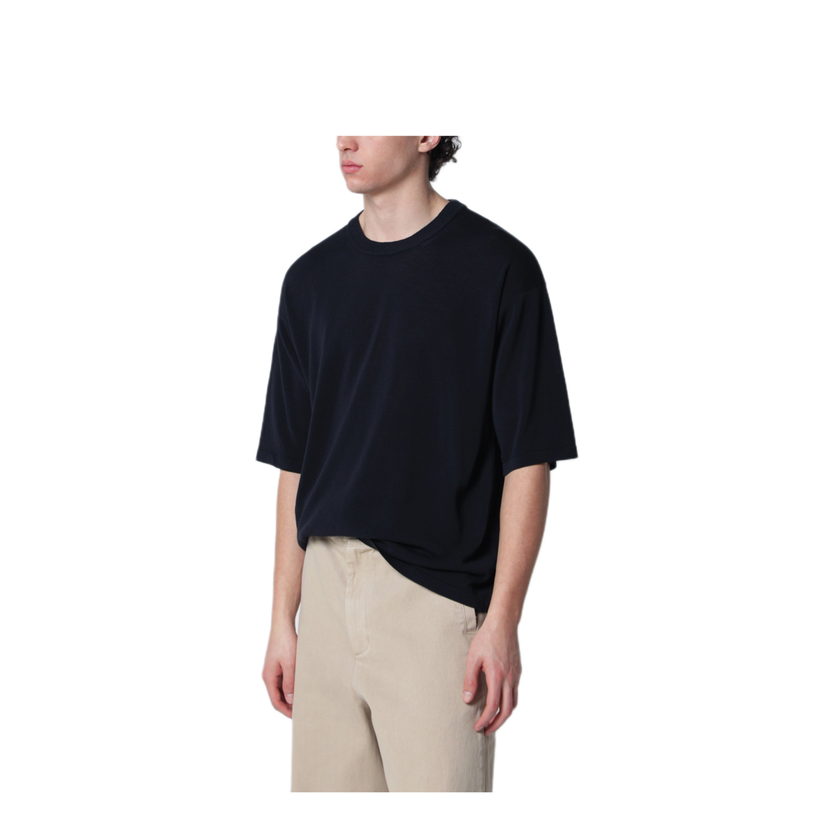 MAYFEYR - Roberto Collina - Navy Blue Cotton Knit T Shirt - 261MYA11021CO10