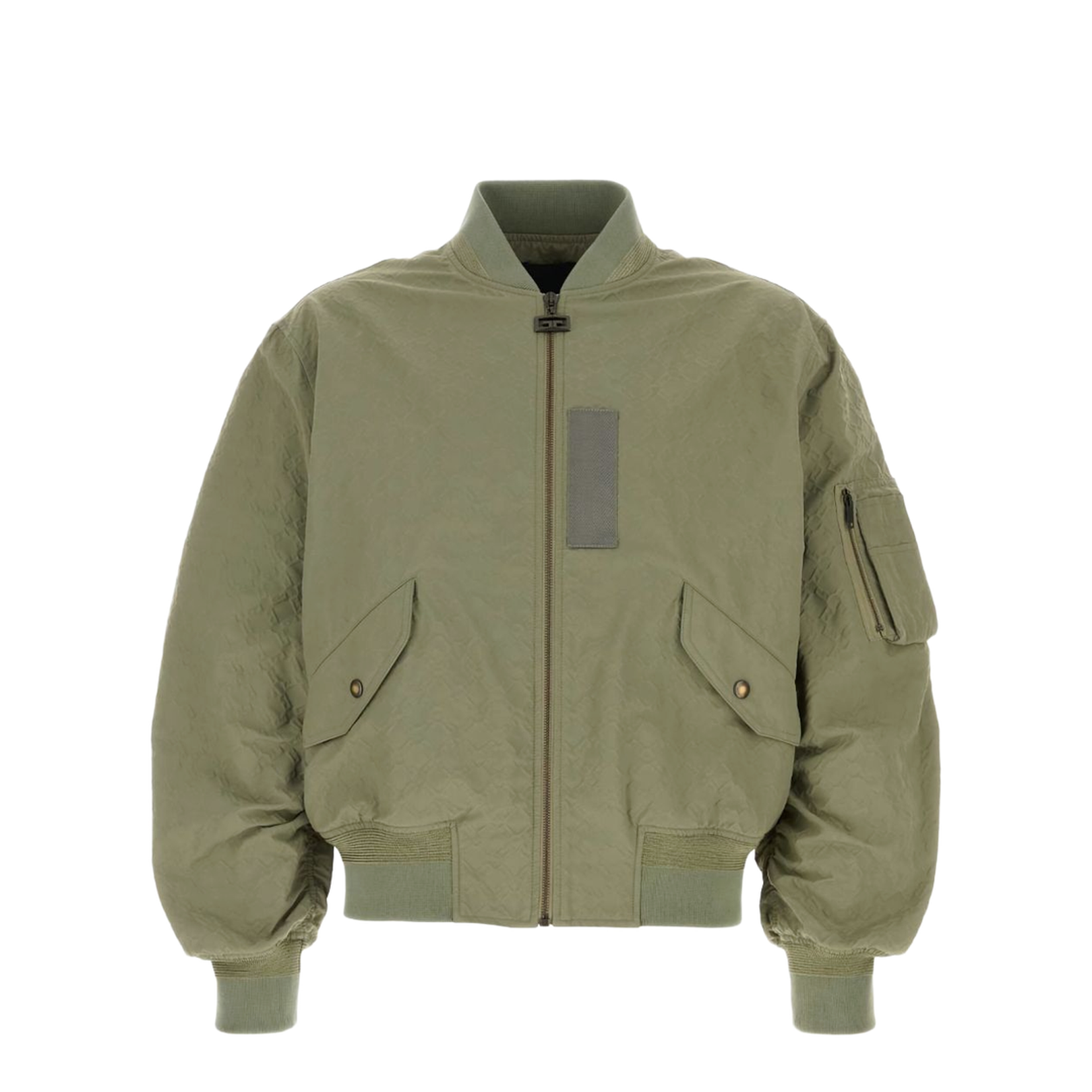Bomber in Textured Monogram 72 Almond Green