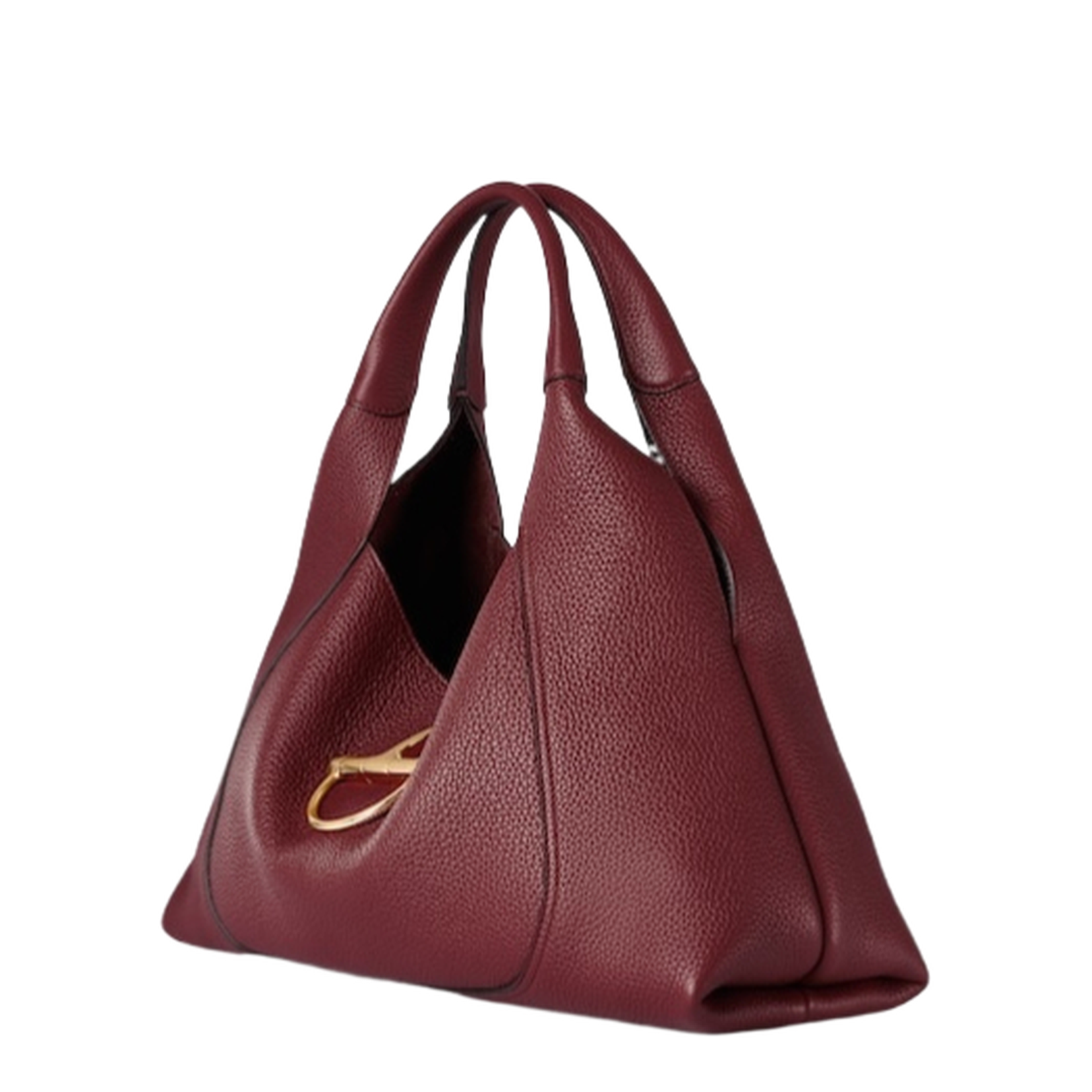 Softbit Maxi Leather Shoulder Bags - Red