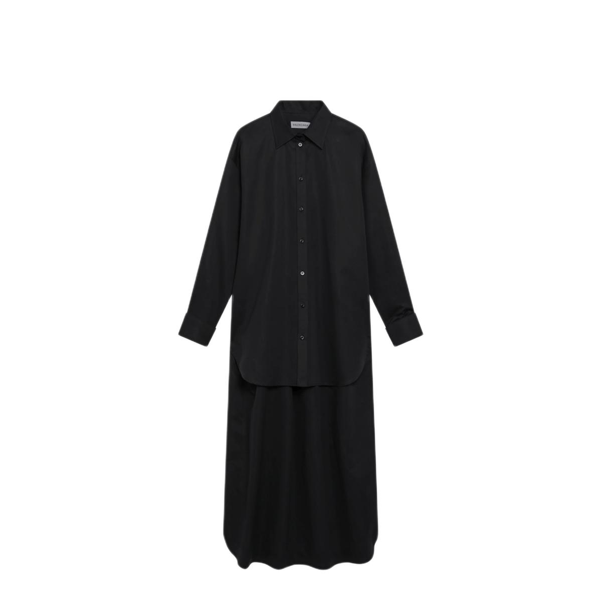 MAYFEYR - Balenciaga - Black Shirt In Cotton And Silk - 872323TUM181000