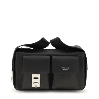 MAYFEYR - Ferragamo - Hug Buckle Utility Shoulder Bag - 797412001