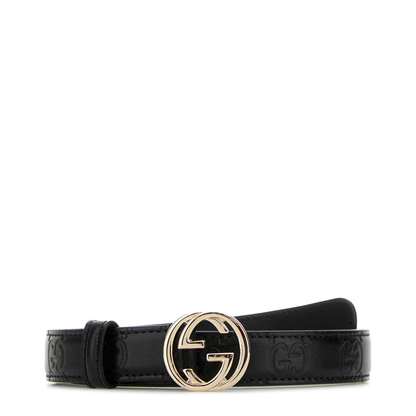 MAYFEYR - Gucci - Black Leather Belt - 813005AAD5L1000